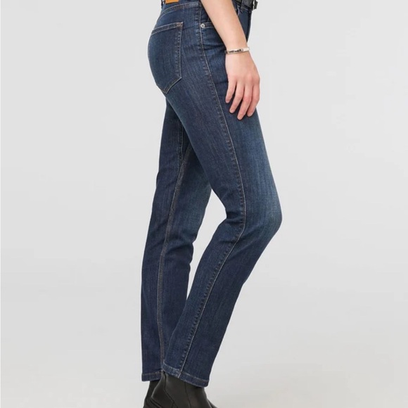 DU/ER Performance Denim Girlfriend - Heritage Blue Women’s Size 31x30 Jeans - Picture 2 of 15